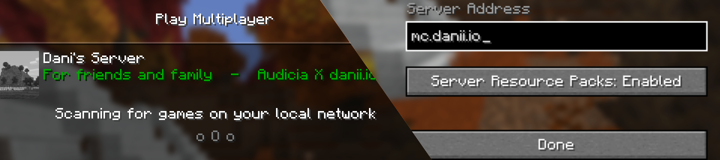 Joining the server